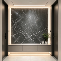 Marbre gris bulgare naturel de qualité supérieure, personnalisable pour les halls d'hôtels, les tables à manger de style moderne et les salons