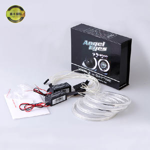 Nouveaux anneaux halo multicolores <span class=keywords><strong>CCFL</strong></span> <span class=keywords><strong>Angel</strong></span> <span class=keywords><strong>Eyes</strong></span> 12V pour E36 E38 E39 <span class=keywords><strong>E46</strong></span> - Product Image 2