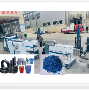 Plastic Granules Making Machine For Recycling Pe Plastic Extruder Machine For Recycling