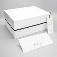 Boîte cadeau rigide haut de gamme en carton, forme livre, magnétique, personnalisée, avec doublure en éponge, pour emballage de cosmétiques, bijoux ou articles de mariage (vente en gros)