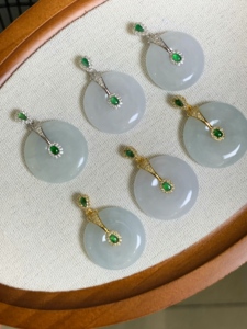 Chaîne de cou en jade birman naturel poli à la main, de qualité supérieure, en forme de donut, pour femmes, idéale pour les banquets et le quotidien, bijou luxueux - Product Image 6