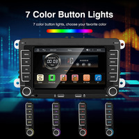 Autoradio 2 Din HD 7 pouces avec vidéo, RDS, Airplay, CarPlay F133, stéréo automobile pour Volkswagen/Seat/Skoda/Passat/Golf/Polo