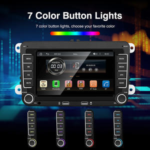 Radio de Coche 2 Din HD de 7 Pulgadas con Reproductor Multimedia, RDS, Airplay, CarPlay, Android Auto, Estéreo, Audio <span class=keywords><strong>para</strong></span> Volkswagen/Seat/Skoda/Passat/Golf/Polo - Product Image 4