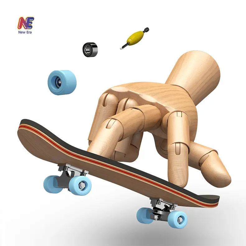 Custom Professional Stents Finger Skate Set Mini Sports Skateboards Bearings Wheel Wood Finger Skateboards