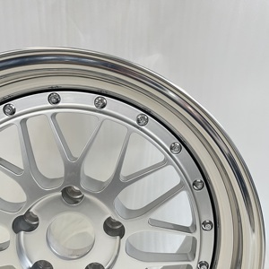 Jantes en alliage forgé RCSR <span class=keywords><strong>2</strong></span> pièces 5x112 5x127 à déport profond chromées en aluminium 18 19 20 21 22 24 26 pouces 20 22 Accessoires pour SUV et voitures - Product Image 5