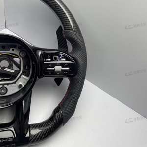 Volante Deportivo de Fibra de Carbono y Cuero a <span class=keywords><strong>Precio</strong></span> de Fábrica para Benz C200 W205 W213 W222 con Pantalla LED - Product Image 5