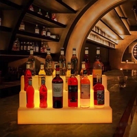 Présentoir lumineux LED pour bouteilles de vin et de champagne, idéal pour KTV, bars, clubs, soirées, mariages, salons VIP et décoration.