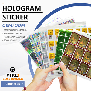 Autocollants holographiques de sécurité anti-contrefaçon imperméables de haute qualité, étiquettes d'emballage de qualité supérieure imprimées en couleur - Product Image 5