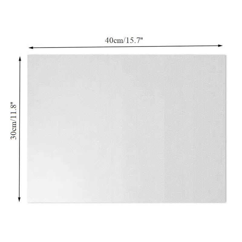 Blanc 40*60cm*0.1mm*34g