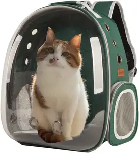 Pet Bubble Backpack Airline-Approved Ventilate Transparent Space Capsule Backpack Cat Carrier Bag