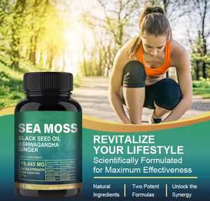 Etiqueta privada OEM/ODM Suplemento de hierbas Cápsulas de musgo marino Cápsulas de extracto de Bladderwrack orgánico para la salud - Product Image 3