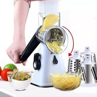 Handslinger Groentesnijder Fruit En Groente Shredder Aardappelsnijmachine Dunschiller Multifunctionele Shredder Snijmachine