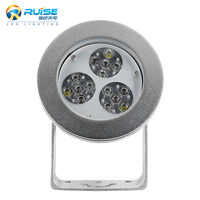 Projecteur LED sous-marin en acier inoxydable IP68 basse tension, lumière de fontaine, contrôle DMX512, garantie de 3 ans pour les fontaines sous-marines