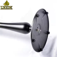 Base de table industrielle en fonte en forme de gourde |   Socle robuste pour café et restaurant