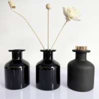 Bouteille diffuseur de parfum d'intérieur 100ml 150ml 250ml gris blanc noir vide en verre pour décorer