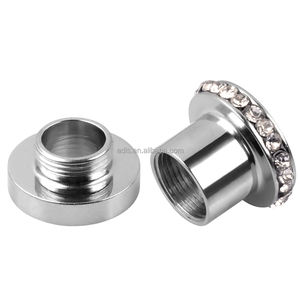 أزياء الفولاذ المقاوم للصدأ الكريستال النساء الرجال اللحم الأذن ثقب النفق حار بيع سدادات الأذن المتوسع المجوهرات بالجملة - Product Image 5