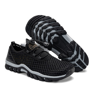 Slip-On Sandals Summer Mesh Breathable Soft Sole Hollow <b>Shoes</b> Fashion Trend Outdoor Sports Casual <b>Beach</b> - Product Image 1