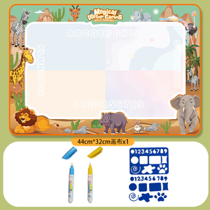 Tapete de dibujo de lienzo de grafiti creativo colorido con agua educativa temprana de gran tamaño, juguetes de dibujo <span class=keywords><strong>para</strong></span> niños, estera de garabato de pintura <span class=keywords><strong>para</strong></span> niños, Dm-5 - Product Image 3
