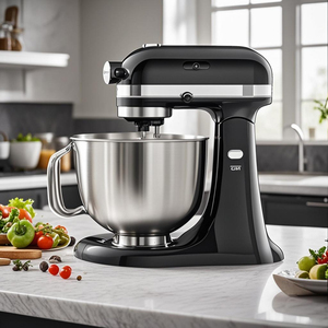 OEM Household Stainless Steel Electric Food <strong>Mixer</strong> With Mixing Bowl Plastic Housing <strong>Dough</strong> Hook Featuring Beater Ejector Button - Product Image 2