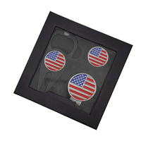 Kit d'outils de réparation de divots de golf et marqueurs de balle en métal, personnalisable avec logo, outils vierges, fourche de golf, clip de chapeau, vente en gros