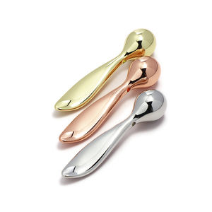 كريم مساج مخصص للعين بكرة مساحيق تجميل للوجه ملعقة صغيرة معدنية من الفولاذ المقاوم للصدأ - Product Image 1