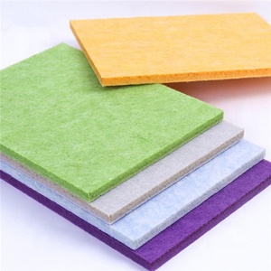 Meilleur prix Matériaux insonorisants colorés Absorbent le son Fibre de polyester PET Panneaux muraux décoratifs acoustiques intérieurs - Product Image 3