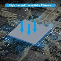 Tampon d'isolation thermique de remplissage d'écart de feuille de silicone de refroidissement élevé pour le téléphone portable Gpu