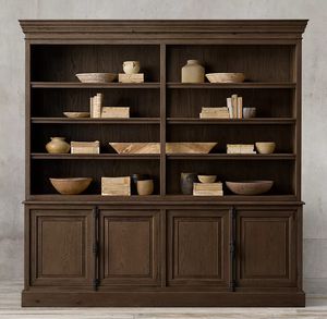 Bibliothèque de rangement simple en bois massif villa modè<span class=keywords><strong>le</strong></span> chambre <span class=keywords><strong>club</strong></span>, meubles de salon personnalisables pour hôtel - Product Image 4