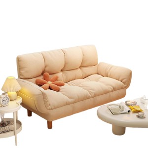 Lazy <strong>Sofa</strong> Lying Sleeping <strong>Single</strong> Folding <strong>Sofa</strong> <strong>Bed</strong> Metal Frame Bedroom Living Room Convertible Dual-use Modern Minimalism - Product Image 1