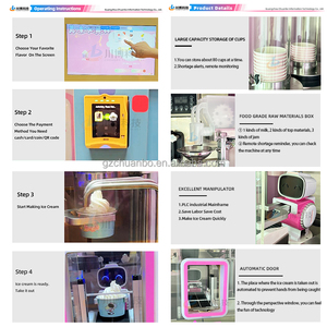 Supermarket Smart Robot Máquina Expendedora de helados de servicio suave Precio de fábrica Venta caliente Ganar dinero con función SDK - Product Image 5