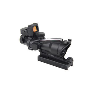 <span class=keywords><strong>4X32</strong></span> Fibra Real com Red Dot Sight Red Green Dot Iluminado Âmbito Retículo para a caça ao ar livre - Product Image 2