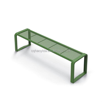 Bancs de jardin en gros pour les vacances et les loisirs en plein air, style européen, bancs verts pour les parcs, les cours et les places