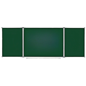 <span class=keywords><strong>Pizarra</strong></span> verde <span class=keywords><strong>plegable</strong></span> con marco de aluminio Paneles de escritura múltiples para aula y Centro de Capacitación Optimización del espacio - Product Image 3