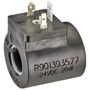 Nouveau solénoïde hydraulique en acier inoxydable 12VDC R901393412 avec bobine 24V à branchement XLF R901393577 - Product Image 1