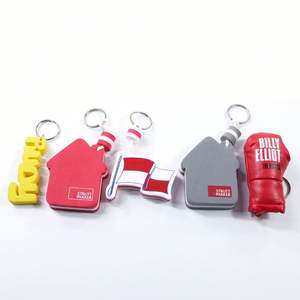 High Quality New Product Imprint <b>Cheap</b> Price Cylindrical Custom Printed Logo Boat Key <b>Chain</b> Eva Material Foam Floating Keychain - Product Image 4
