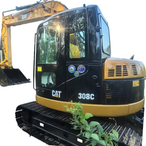 Miniexcavadora de 8 toneladas Caterpillar 308C, Excavadora Hidráulica Usada CAT 308C, Maquinaria de Excavación de Segunda Mano para Construcción, Certificación CE - Product Image 1