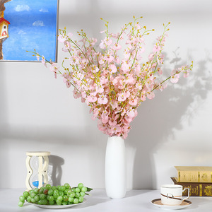 Set de Orquídeas Artificiales de Seda, Alta Simulación, Decoración para el Hogar, Sala de Estar, Mesa de Comedor, Mueble de TV - Product Image 4