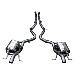 ท่อไอเสียแบบ Catback พร้อมวาล์ว Vortex SS304 สแตนเลส สำหรับรถเบนซ์ W222 S400 S450 S500 2.5T 3.0T ปี 2014-2020 รุ่น Sedan - Product Image 1