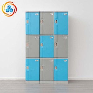 ตู้เก็บของแบบโมดูลาร์ 3 ชั้น 9 ประตู วัสดุ ABS พลาสติก ทนทาน เป็นมิตรกับสิ่งแวดล้อม กันน้ำ สีสันสดใส สำหรับห้องออกกำลังกาย ขายดี - Product Image 3