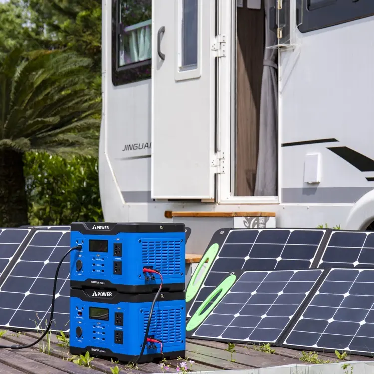 Panel surya portabel 100W penjualan laris Eropa untuk generator daya pengisi daya sel surya stasiun daya listrik cadangan daya