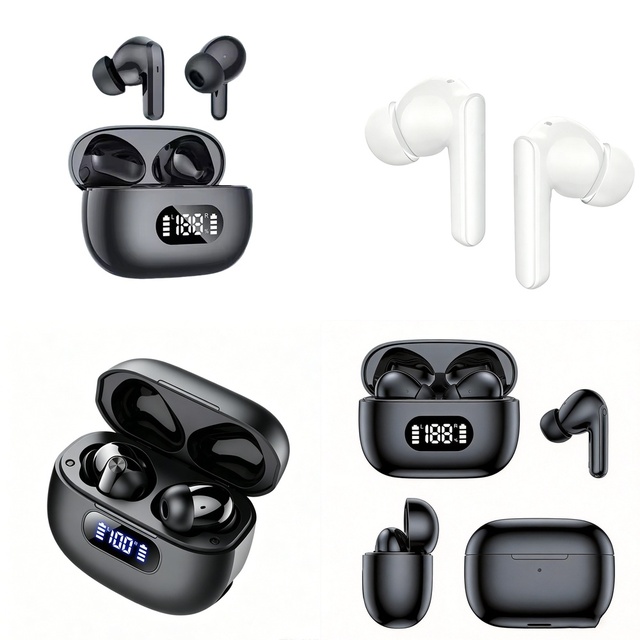 2026 New Arrival BT 5.4 Headphones Ergonomic In-Ear Comfortable Fit Smart Touch Control HiFi Sound for Travel Office Running