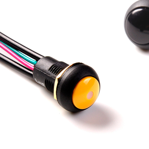 Toowei Point Illuminated Welding 3A 12MM Round Push <strong>Button</strong> Switch Wired With Glue Waterproof IP67 <strong>Remote</strong> Control <strong>Button</strong> - Product Image 1