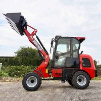 Chargeurs frontaux hydrauliques compacts TOPONE TL909 900 kg, mini-chargeurs agricoles diesel, chargeurs sur roues
