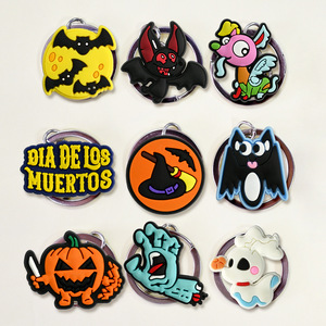 Llaveros de Halloween Personalizados, Removibles, Divertidos, de Dibujos Animados, Variados, de PVC, Plástico, 2D - Product Image 4