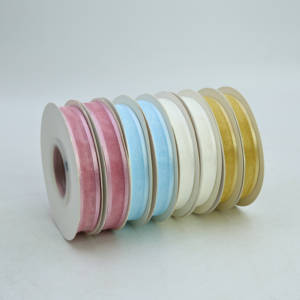 웨딩 케이크 꽃 메쉬 리본-선물 포장, 공장 공급 및 OEM 서비스를 위한 맞춤형 인쇄 얇은 명주 그물 리본 - Product Image 3