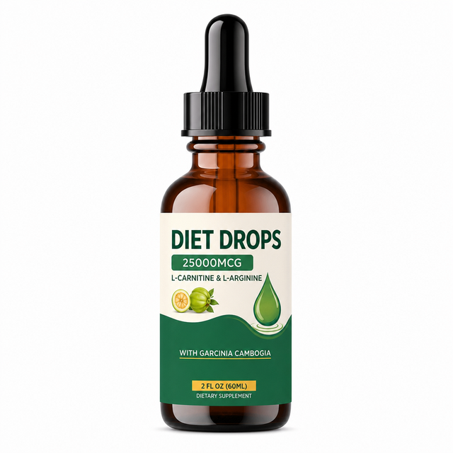 Private Label Diet Drops OEM Manufacturer L-Carnitine Garcinia Cambogia 60ml Supplement