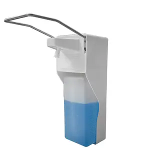 Wall-Mounted 1000ML ABS Plastic Liquid Soap Dispenser With Elbow Press Stainless And Plastic Pumps