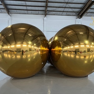 Esferas Inflables Doradas Brillantes, Decoración para Salones de Comedor, Globo Inflable Hermético - Product Image 4