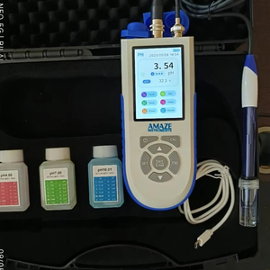 Máy đo pH kỹ thuật số cầm tay với hộp đựng hiển thị nhiệt độ & bộ hiệu chuẩn hoàn chỉnh-OEM tùy chỉnh độ chính xác 0,01ph - Product Image 1
