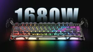 Hot bán gravastar thủy ngân K1 PRO RGB Bàn phím cơ khí hot swappable chơi game Bàn phím chuyển đổi tuyến tính không dây chơi Game bàn phím - Product Image 6